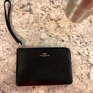 Coach wristlet 4x6 Black